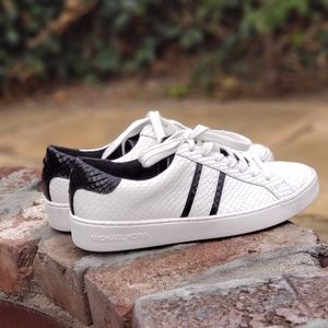 Michael Kors Lace Up Leather Sneakers